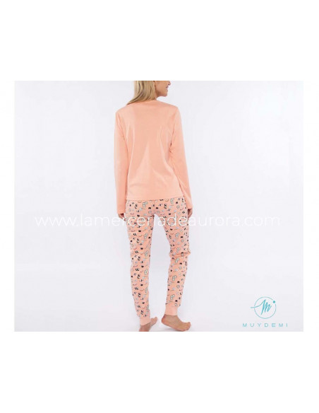 Pijama largo de mujer 210100 de Muydemi