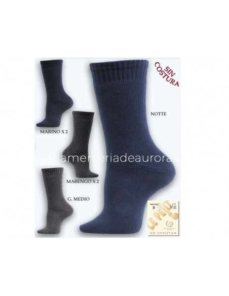 Calcetín junior termal algodón con rizo 740 de Lepetit - varios colores