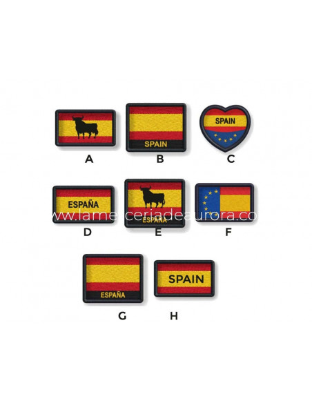 Termoadhesivos bandera de España