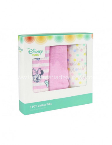 Gasitas bebé (caja 3 uds) Minnie Mouse de Disney Baby