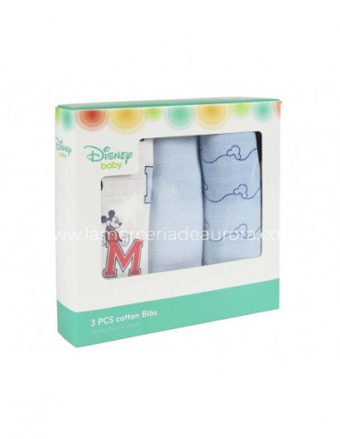 Gasitas bebé (caja 3 uds) Mickey Mouse de Disney Baby