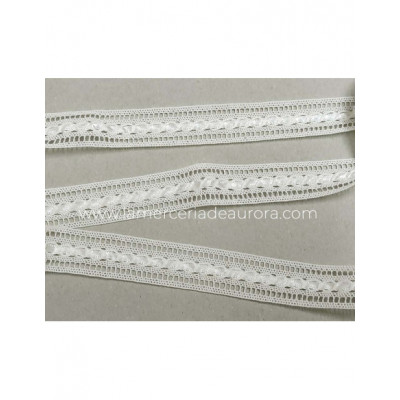 Entredós encaje perlé (ancho 2,50 cms) Biel