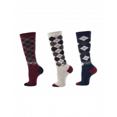 Calcetín alto algodón Rombos 437 de Carlomagno - varios... 2