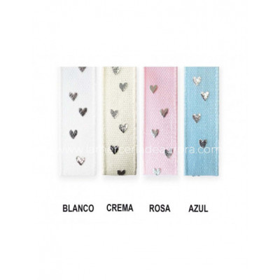 Cinta fantasía (ancho 12mm) Corazones de Vivant - varios... 2