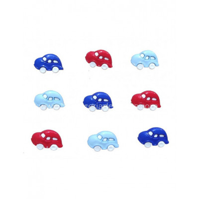 Botones fantasía Coches de Dill - varios colores