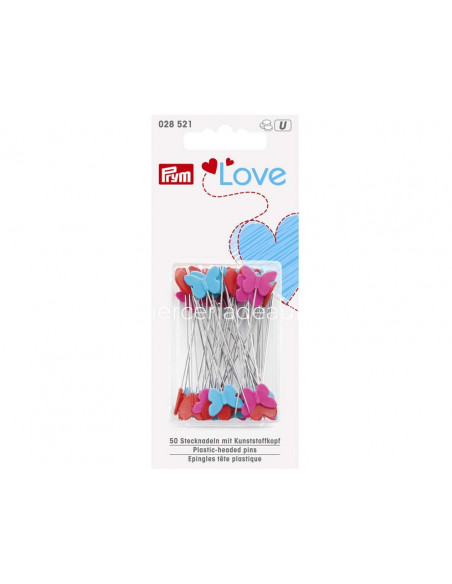 Alfileres cabeza plana fantasía (50 uds) 028 521 de Prym Love
