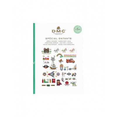 Mini libro punto de cruz DMC - Niños