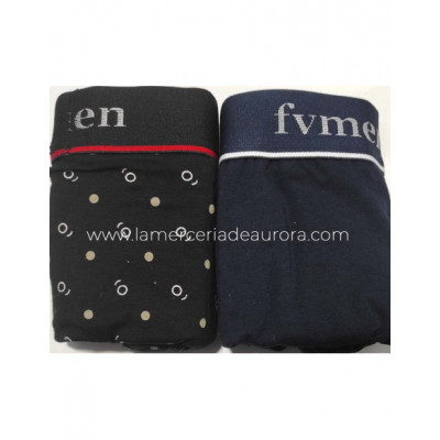 Bóxer hombre algodón fantasía (packs 2 uds) BC67 de Fevi... 2