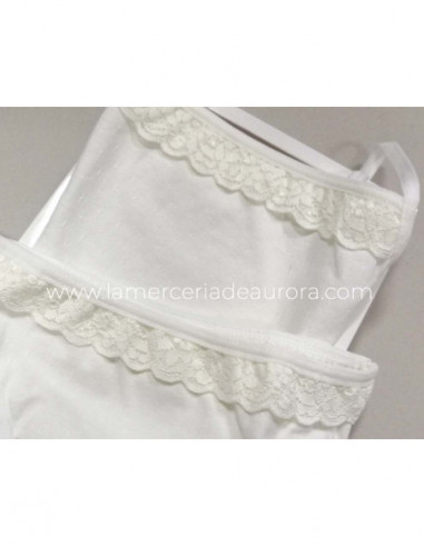 Conjunto Comunión niña Puntos (espalda baja) de...