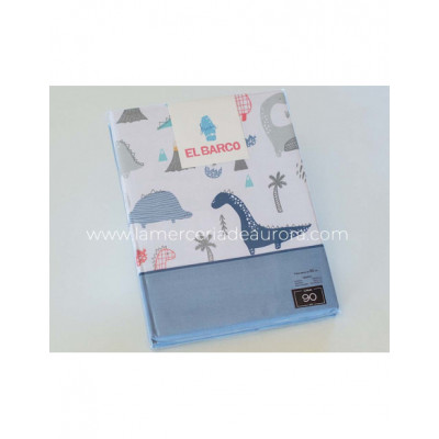 Sábanas tela infantiles Dinos de El Barco 2