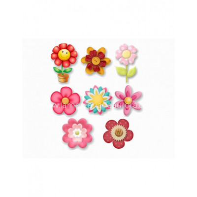 Parches termoadhesivos Flores