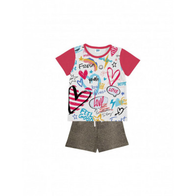 Pijama corto niña Queen de Tobogán