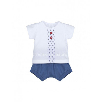 Conjunto pololo bebé niño verano Leyte de Calamaro