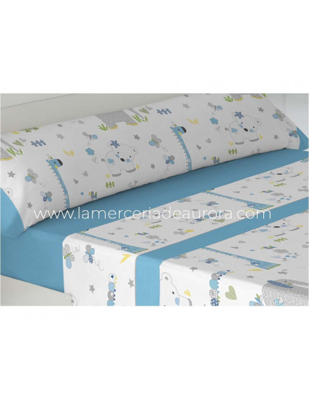 Sábanas tela infantiles Selva de Gamberritos - varios colores