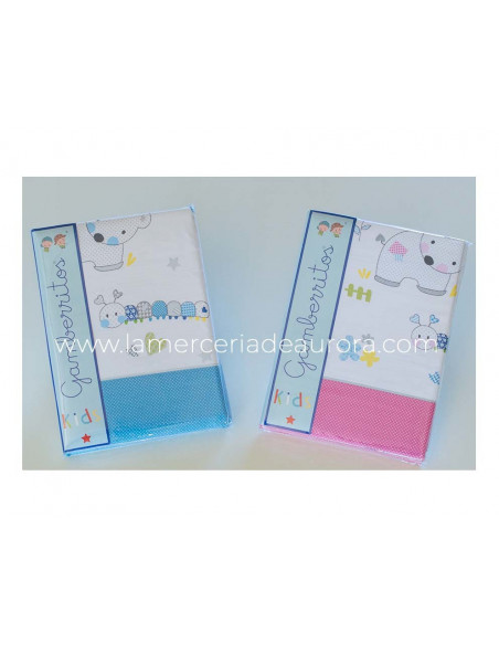 Sábanas tela infantiles Selva de Gamberritos - varios colores