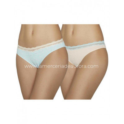Braga bikini fantasía pastel (pack 2 uds) de Ysabel Mora