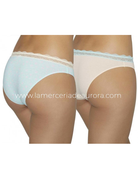 Braga bikini fantasía pastel (pack 2 uds) de Ysabel Mora