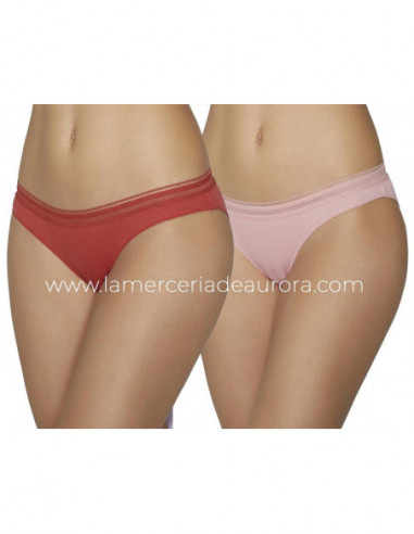 Braga bikini fantasía canalé (pack 2 uds) de Ysabel Mora