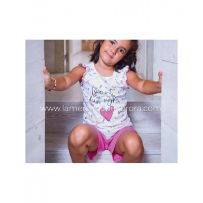 Pijama corto verano niña-juvenil 4011 de Muslher