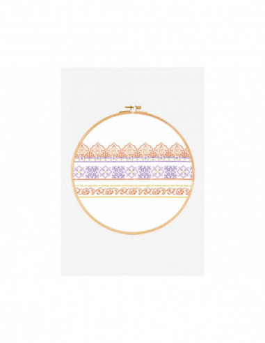 Libro de punto de cruz Patrones cenefas...