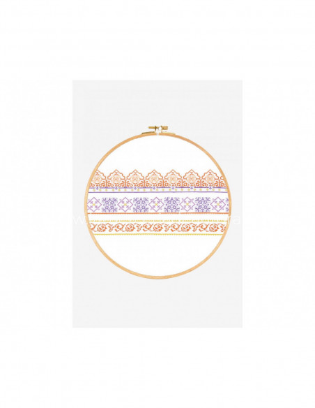 Libro de punto de cruz Patrones cenefas 15759/22 de DMC