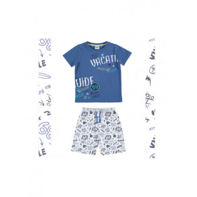 Pijama corto verano para niño Vacation de Tobogán