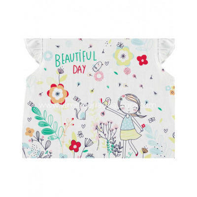 Pelele bebé corto verano Beautiful day de Yatsi 2