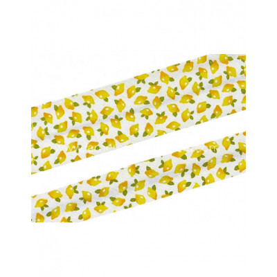 Bies fantasía estampado Limones