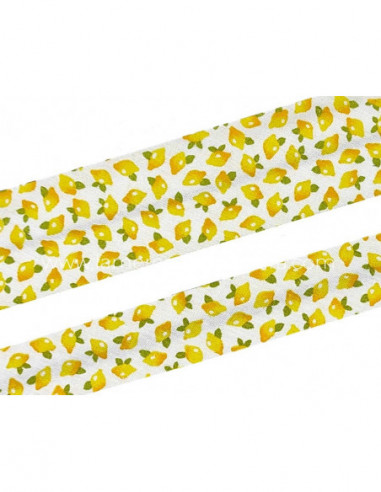 Bies fantasía estampado Limones
