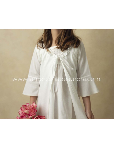 Bata Comunión niña Roy de Calamaro