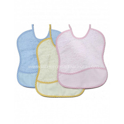 Babero con forma para bordar de Ti-tin - varios colores