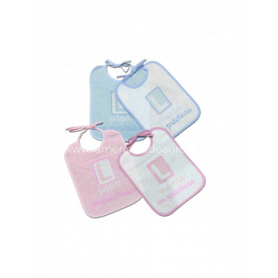 Baberos L en prácticas (pack 2 uds) de Duffi - varios...