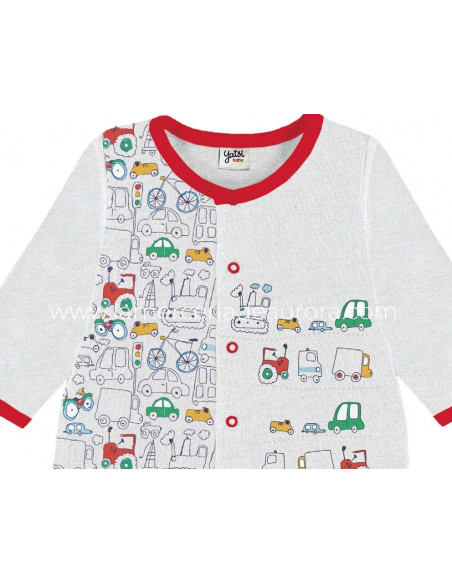 Pelele bebé entretiempo City friends de Yatsi