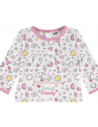 Pelele bebé entretiempo Sweet candy de Yatsi