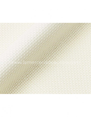 Tela Aida 14ct para bordar (5,5pts/cm) Ecru de...