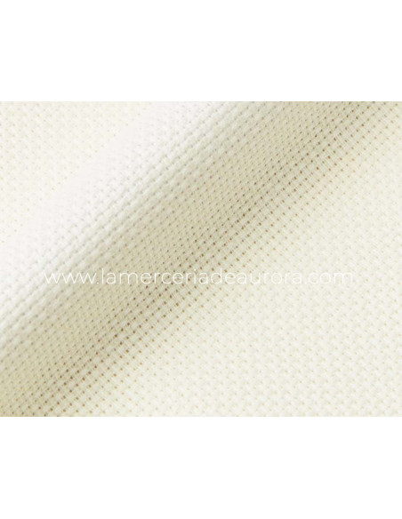 Tela Aida 14ct para bordar (5,5pts/cm) Ecru de DMC - ancho 110cm