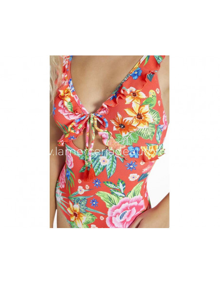 Bañador copa B Living coral de Ysabel Mora