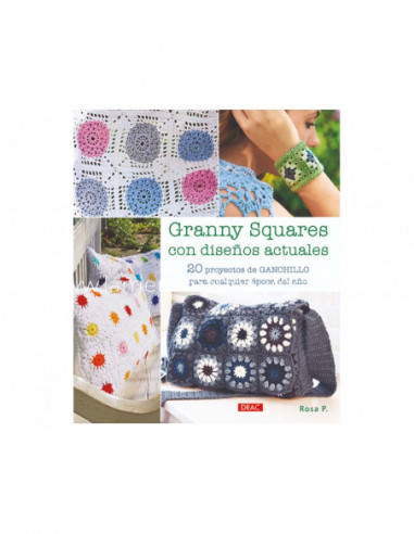 Granny Squares con diseños actuales de Editorial Drac