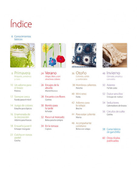 Granny Squares con diseños actuales de Editorial Drac