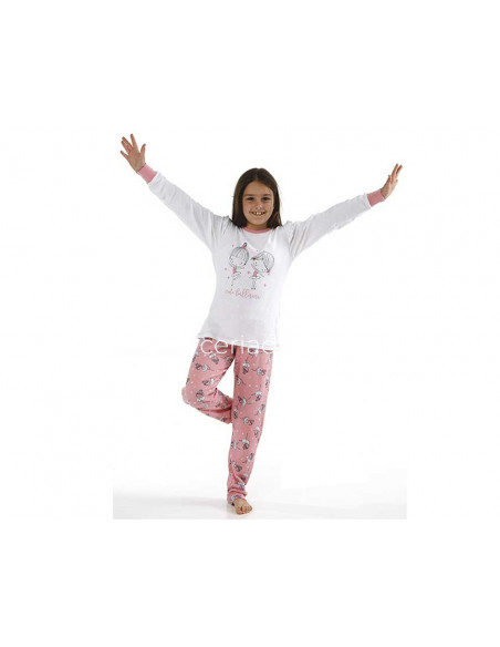 Pijama infantil interlock Bailarinas de Dolz