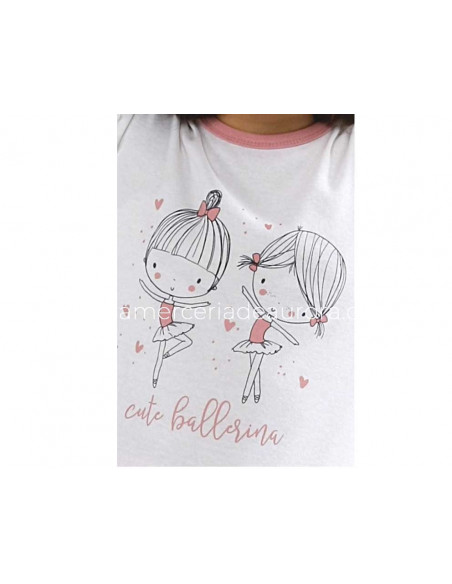 Pijama infantil interlock Bailarinas de Dolz