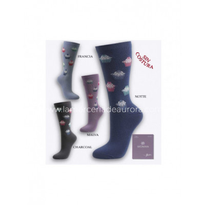 Calcetín modal fantasía mujer Cupcakes de Rodfer - varios... 2