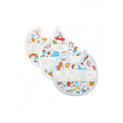 Babero redondo para bordar Escuela de Marbet - varios...