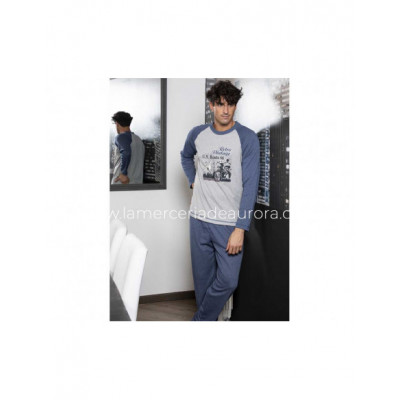 Pijama largo para hombre 5650 de Muslher
