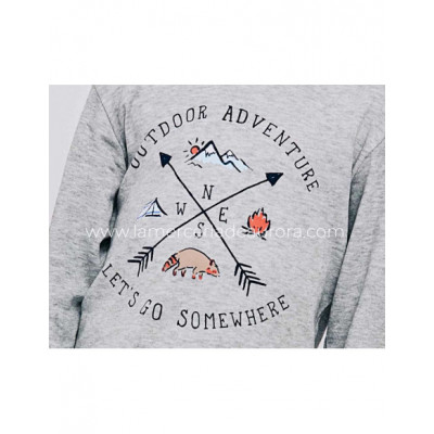 Pijama infantil algodón interlock Outdoor adventure de... 2