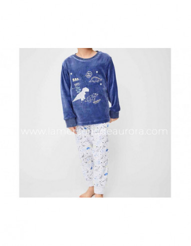 Pijama infantil tundosado Dinosaurios de Tobogán
