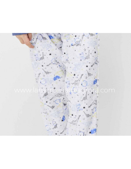 Pijama infantil tundosado Dinosaurios de Tobogán