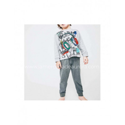 Pijama infantil algodón interlock Headphones de Tobogán