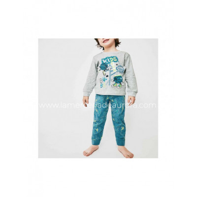 Pijama infantil algodón interlock Kids Fun de Tobogán
