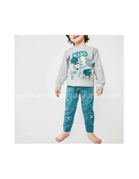 Pijama infantil algodón interlock Kids Fun de Tobogán